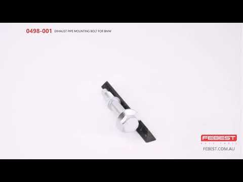 0498-001 EXHAUST PIPE MOUNTING BOLT FOR BMW