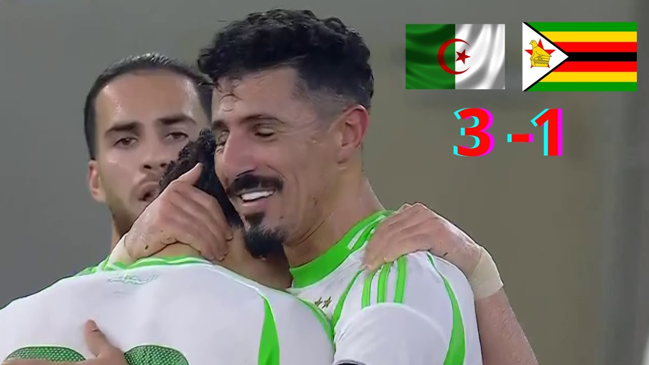 Amical : Algérie 3-1 Zimbabwe