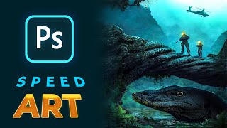 "Hide & Seek" Monster Photo Manipulation | Speed Art | Photoshop Tutorial