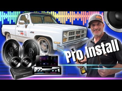 Full Stereo Install with Space Saving Subwoofer For Your C10