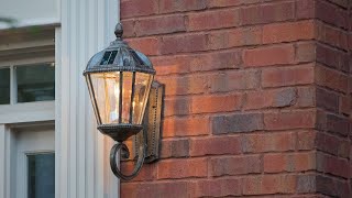 Watch A Video About the Royal Bronze Solar LED Outdoor Wall Light