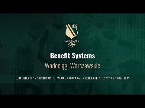 Skrót spotkania Benefit Systems - Wodociągi Warszawskie ( Legia Biznes Cup Jesień 2019 )