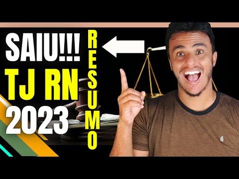 Edital Concurso TJ RN 2023 Resumido!!! | Tudo o que você precisa saber sobre o novo Concurso TJRN.