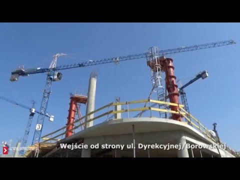 Nowy dworzec PKS i galeria Wroclavia - budowa