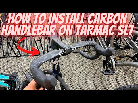 HOW TO INSTALL EXTERNAL ALUMINUM HANDLEBAR FOR INTERNAL CARBON BAR FOR TARMAC COMP SL7 SPECIALIZED
