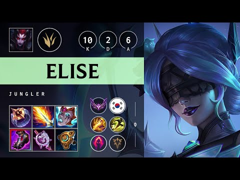 Elise Jungle vs Hecarim - KR Master Patch 25.14