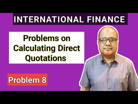 lF Problems on Calculating Direct Quotation Problem 8 Forex Numericals Hasham Ali Khan