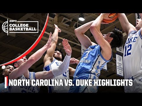 North Carolina Tar Heels vs. Duke Blue Devils | Full Game Highlights | ESPN College Basketball