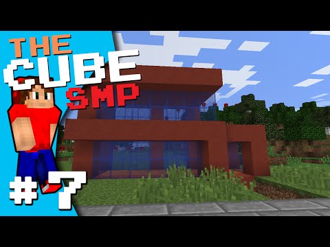 The Cube SMP - Episode 7: My First Building at Spawn!
