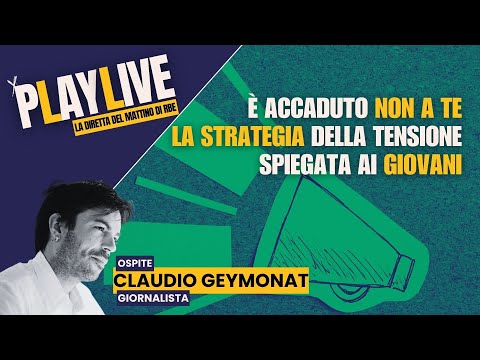 È accaduto non a te. La strategia della tensione spiegata ai giovani | 🔴 PLAY LIVE