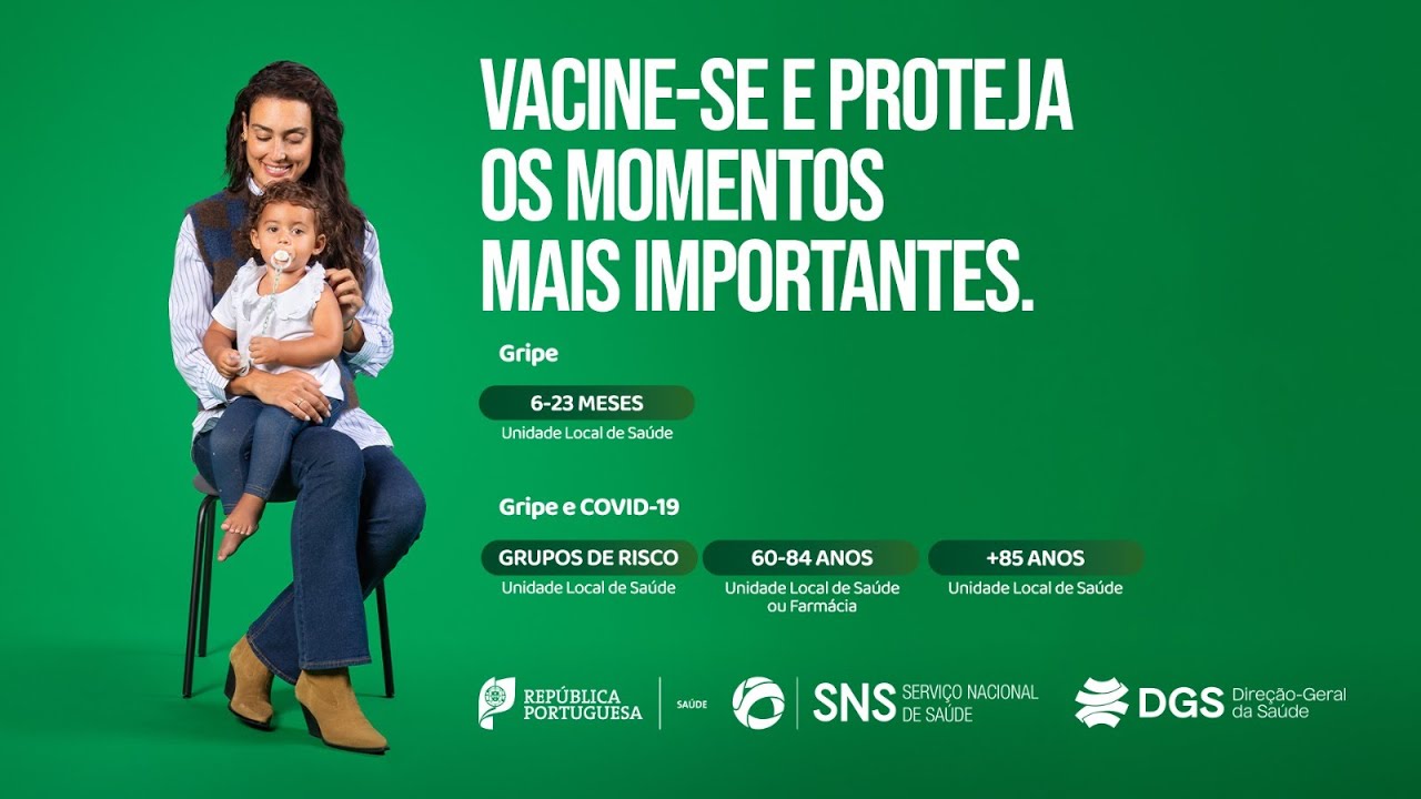 Campanha de Vacinação do Outono-Inverno 2025-2026 contra a Gripe e COVID-19 | Crianças 6-23 meses