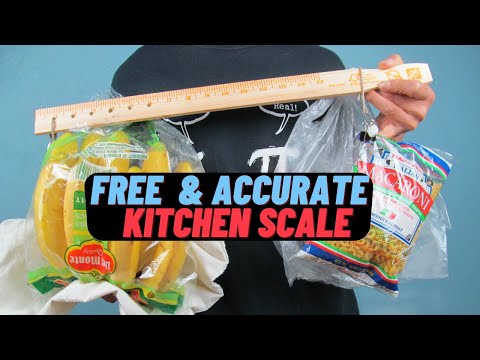 How To Make A Free and Accurate Kitchen Scale