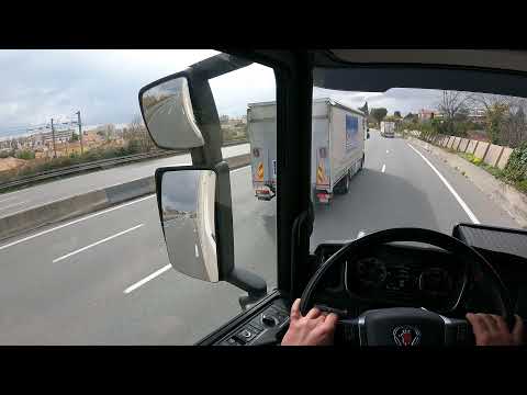 POV Scania driving in NICE France