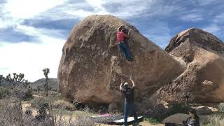 Video thumbnail de Pumping Monzonite, V7. Joshua Tree