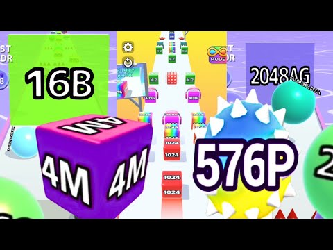 NEW High Score: Bounce Merge 3D 576P | Jelly Run 2048,Jelly Race,Jelly Merge| Ball Run 2048 Infinity