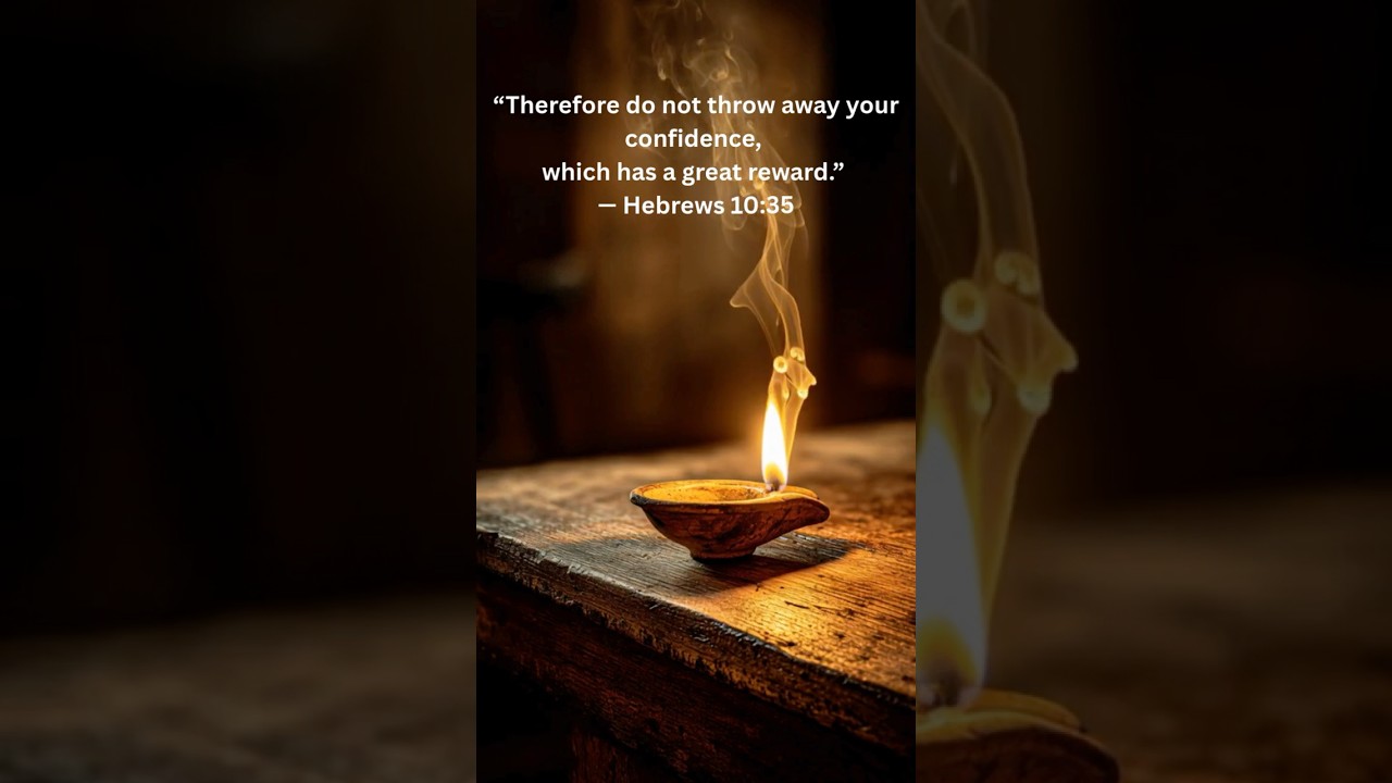 Do Not Throw Away Your Confidence | Hebrews 10:35 Bible Verse
