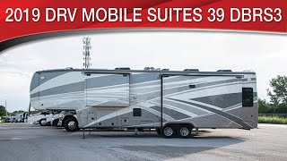 A preview image of the linked video showcasing 2019 DRV Mobile Suites 39 DBRS3