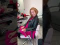 Women S Headshave In Barbershop