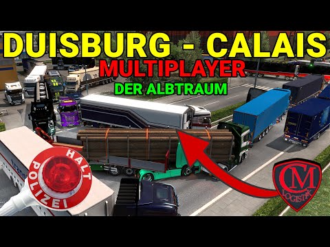 ETS2 Duisburg Calais - DER ALBTRAUM [SIM1] Funny Moments [#1625] EURO TRUCK SIMULATOR 2