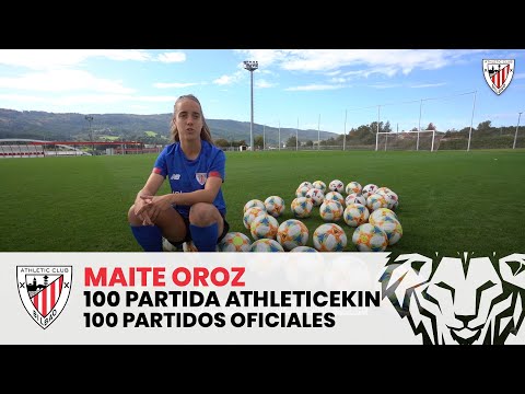 Imagen de portada del video 🎙 Maite Oroz I 100 partidos con el Athletic I 100 partida Athleticekin