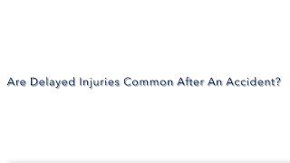 Delayed Injuries | Schackow & Mercadante