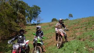 preview picture of video 'trilhão de desterro de entre rios 2014 cross e offroad. moto honda e yamaha'