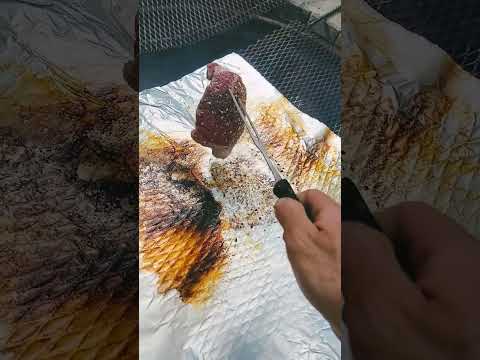 How you cook at camp #camping #fire #grilling