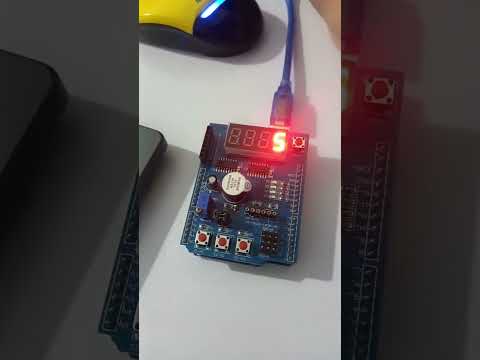 Led 7 đoạn đếm từ 0 đến 9