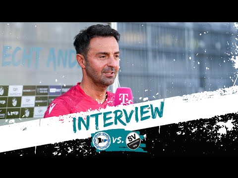 Interview | Sreto Ristic vor dem Spiel DSC Arminia Bielefeld - SV Sandhausen