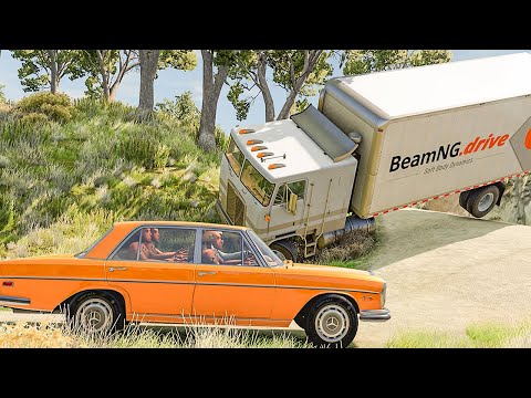 Cliff Drops #3 - BeamNG DRIVE | Marathon