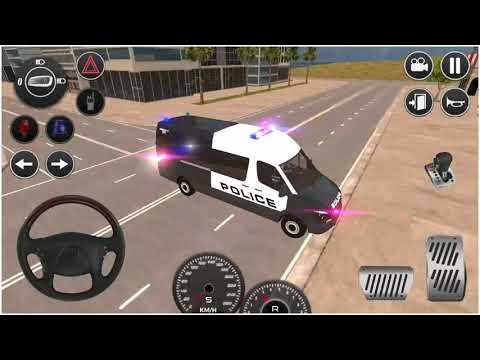 American Police Van Driving: Offline Games No Wifi - Android Gameplay