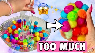 Adding TOO MUCH Ingredients into SLIME! 😱😳 How to Make Slime DIY *Satisfying*