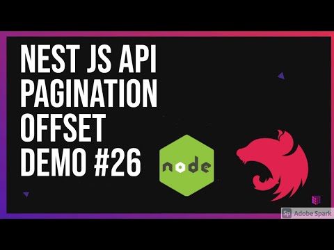 Nest JS API Pagination Offset Demo 26