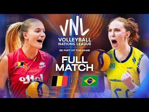 Belgium 🇧🇪 vs. Brazil 🇧🇷 | VNL 2025 - Full Match | Week 2