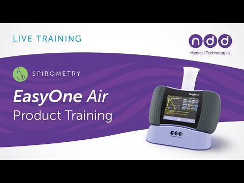 Live spirometry training with the EasyOne Air - Dec 19