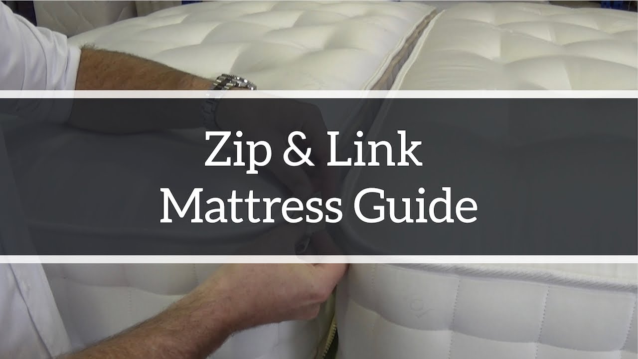 Watch video Zip and Links Mattress Guide for Splitting Two Mattresses Now Zip and Links Mattress Guide for Splitting Two Mattresses