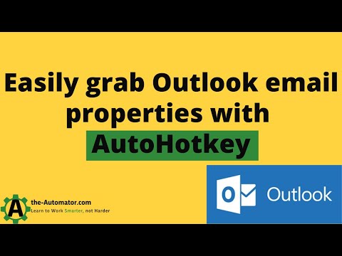 Outlook Email Object- Getting Name, email, Send date, etc.