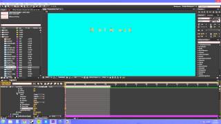 After Effects CS6 Tutorial - 119 - Awesome Graphics with the Text Editor Part 2