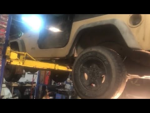 Track bar replacement 1998 Jeep Wrangler Rear