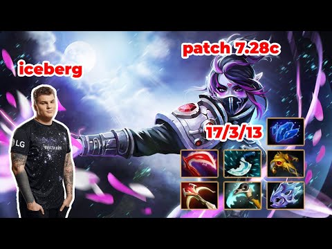 Iceberg Templar Assassin Mid - DOTA 2 7.28c - MMR rank - Dota2 Gameplay [Learn To PRO dota2]