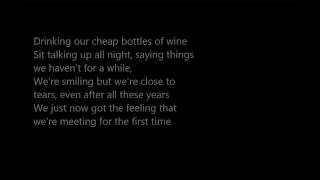 The Script-For The First Time [LYRICS]