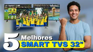 As 5 melhores SMART TV 32” mais vendidas em 2026 | Melhor custo-benefício ✅