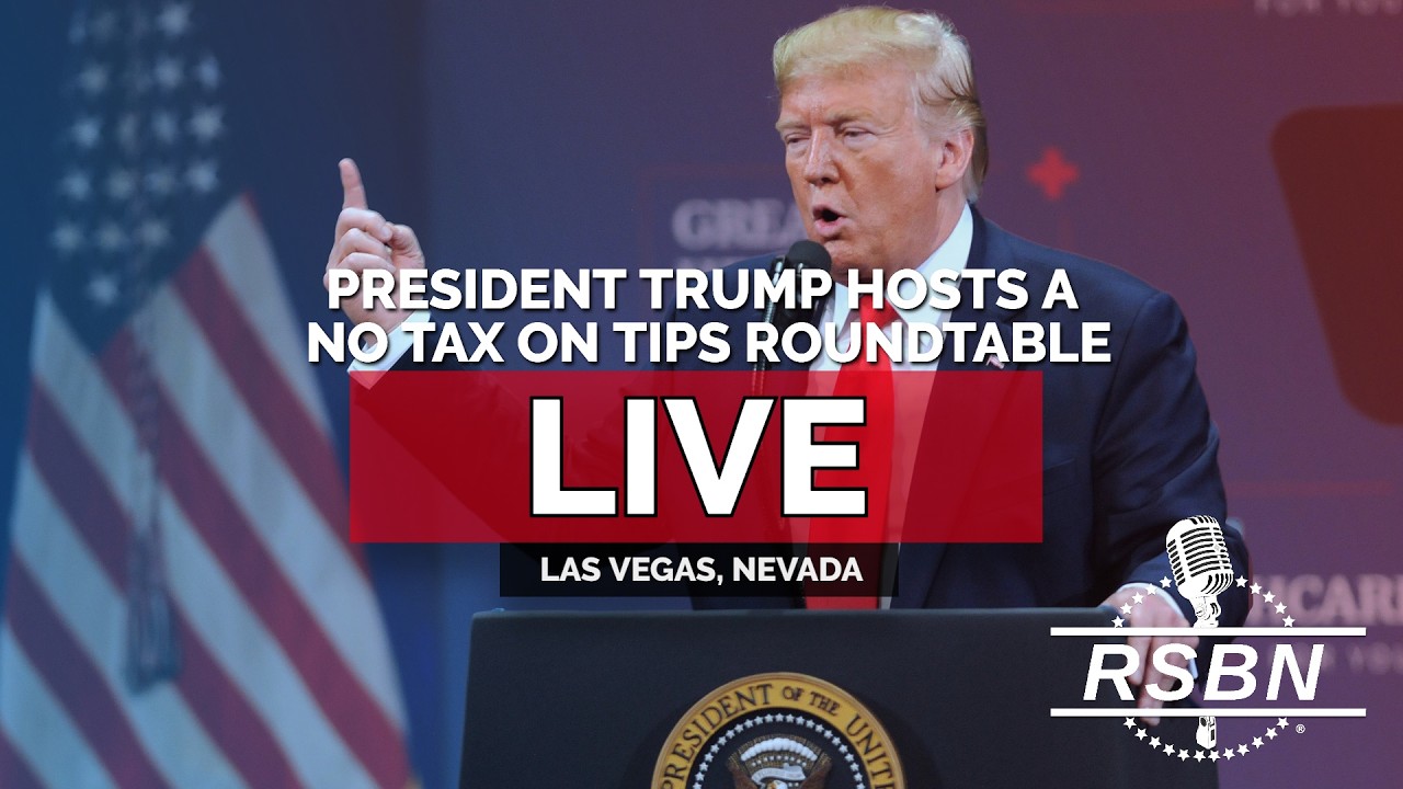 LIVE: President Trump Hosts a No Tax on Tips Roundtable in Las Vegas - 04/16/26