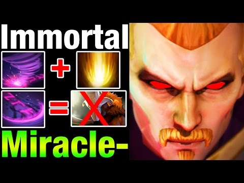 Miracle- 23/0 Immortal Invoker With a Beautiful Combo - Liquid vs Newbee - Dac Dota 2