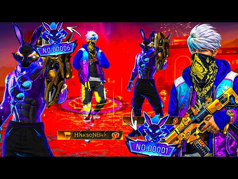 Collection verses with Top 1 Galactic Bunny  Player 😱 Garena Free Fire 