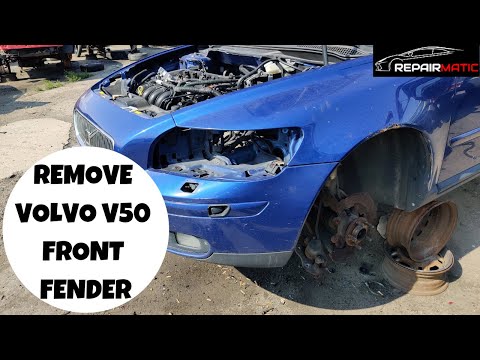 How to Remove Volvo V50/S40 front fender