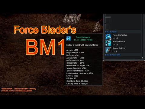 Force Blader's unique Battle Mode 1 - Cabal Online