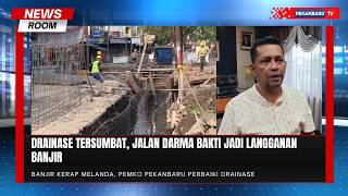 Bertahun Tahun Terendam Banjir, Drainase Jalan Darma Bakti Dibenahi