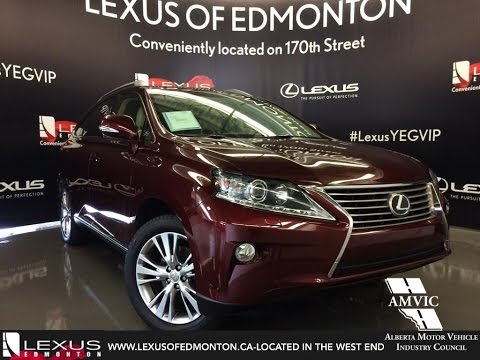 Lexus Certified Pre Owned 2014 Red RX 350 AWD Touring In Depth Review | Wainwright Alberta