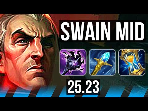 SWAIN vs FIZZ (MID) | EUW Diamond | 25.23